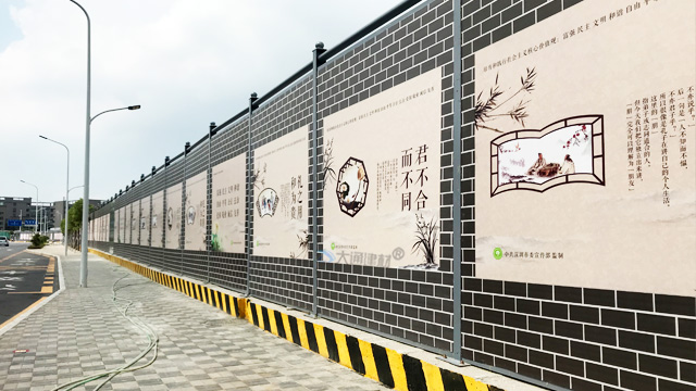 C類(lèi)裝配式鍍鋅鋼結(jié)構(gòu)圍擋-深圳建筑工程施工外圍圍擋C款