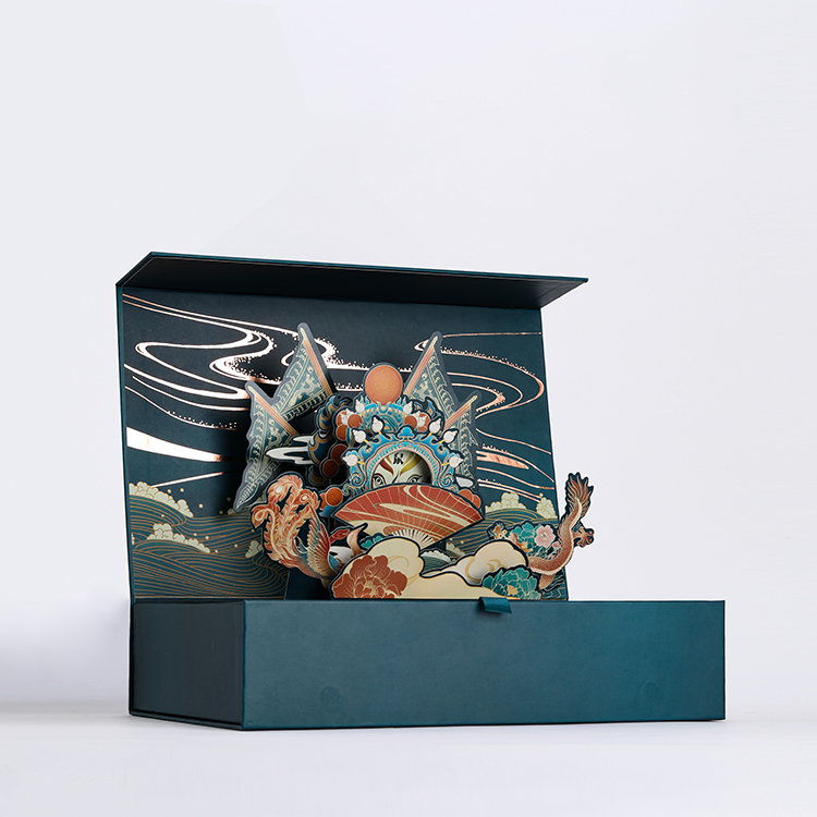 書型3D效果盒